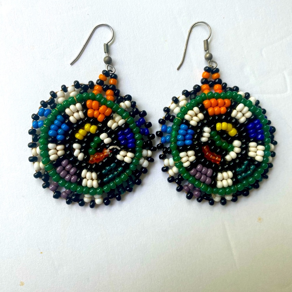 Native Style Earrings Handcrafted. - image 1